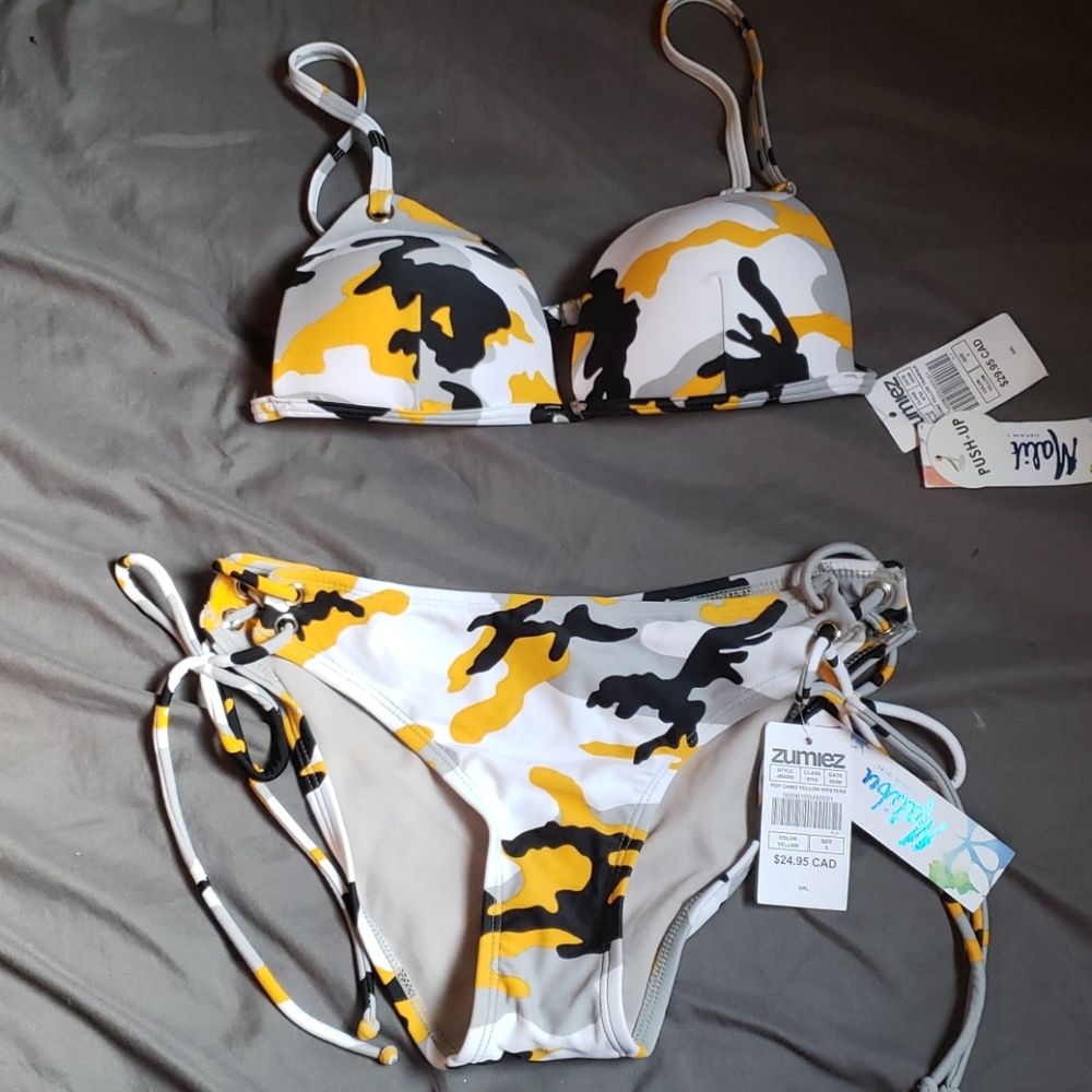 3 for 35! NWT Camo push up bikini